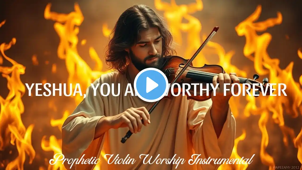 Prophetic Violin Worship Instrumental/YESHUA, YOU ARE WORTHY FOREVER/Background Prayer Music