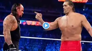 The undertaker vs. The great khali : full match - WWE 2K24 | 13 march 2025