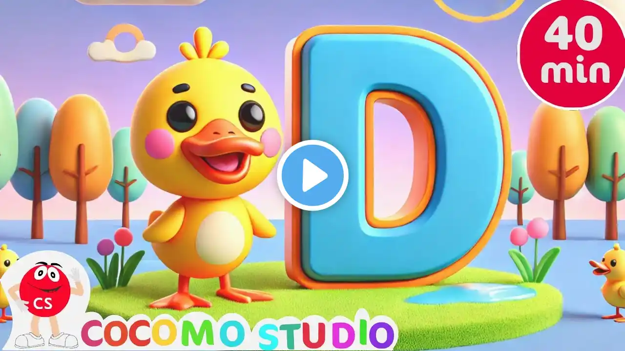 The Letter D Song, Abc Phonics, D for Dog, Colors Song