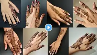 mehndi designs back hand simple easy and beautiful |beautiful mehndi designs for eid #mehndi designs