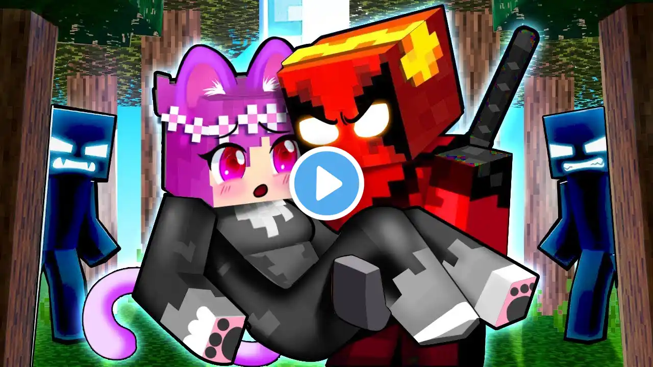 DogPool and BlackCat Forbidden love in Minecraft | FireyCraft - Blocks World