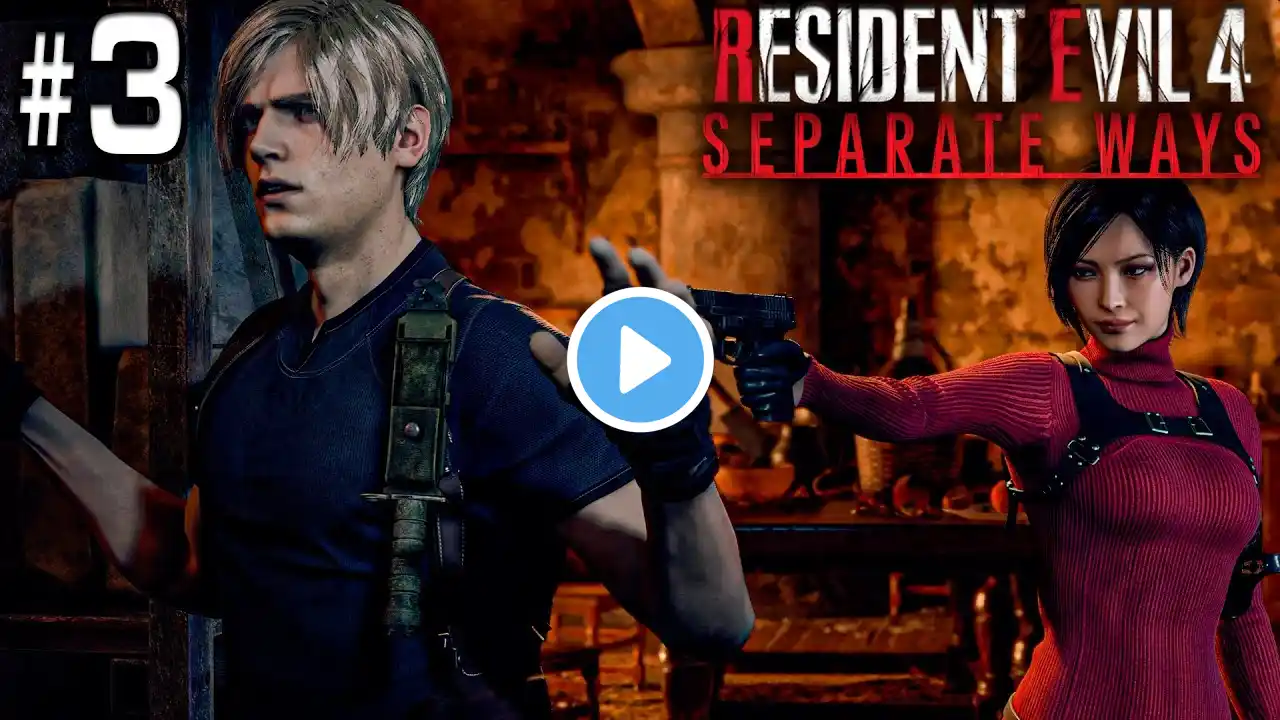 RESIDENT EVIL 4 - SEPARATE WAYS: LEON KENNEDY E ADA WONG! (Modo Intenso) Dublado e Legendado em PTBR