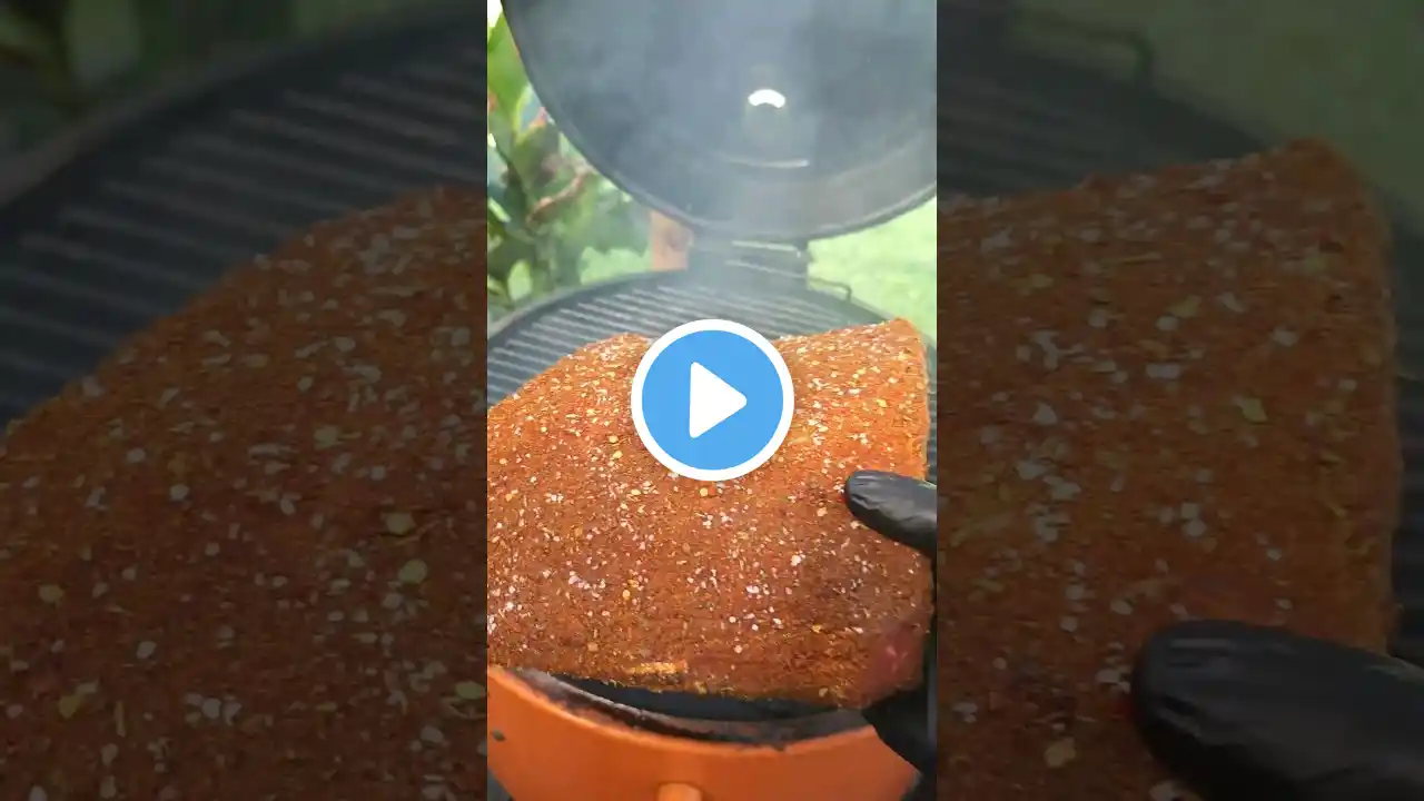 Beef Short ribs on the Bronco drum smoker. #cookinwidkunchi #bbq #bbqlife