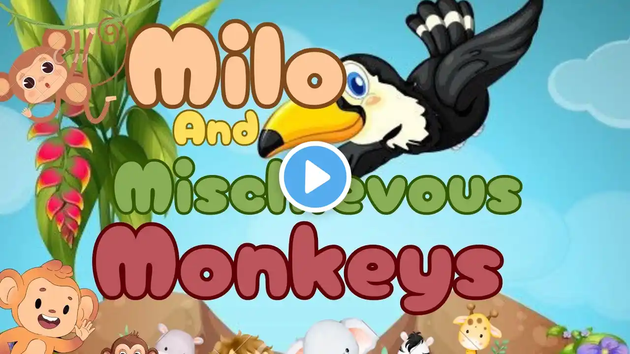 Milo& Monkeys#viral#trending#ytshorts#bedtimestories animal bedtime stories