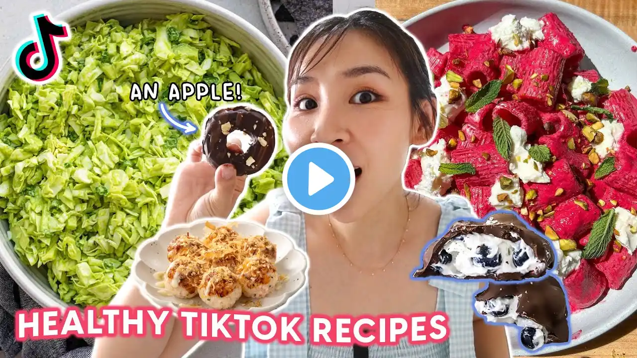 I Tried Viral Healthy TikTok Recipes 🥗 *actually impressed*