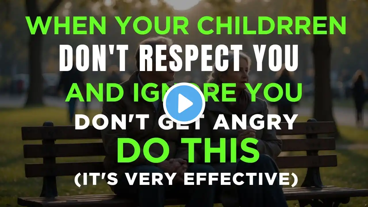 When You Grow Old: If Your Children Don’t Respect or Ignore You, Stay Calm and Do This