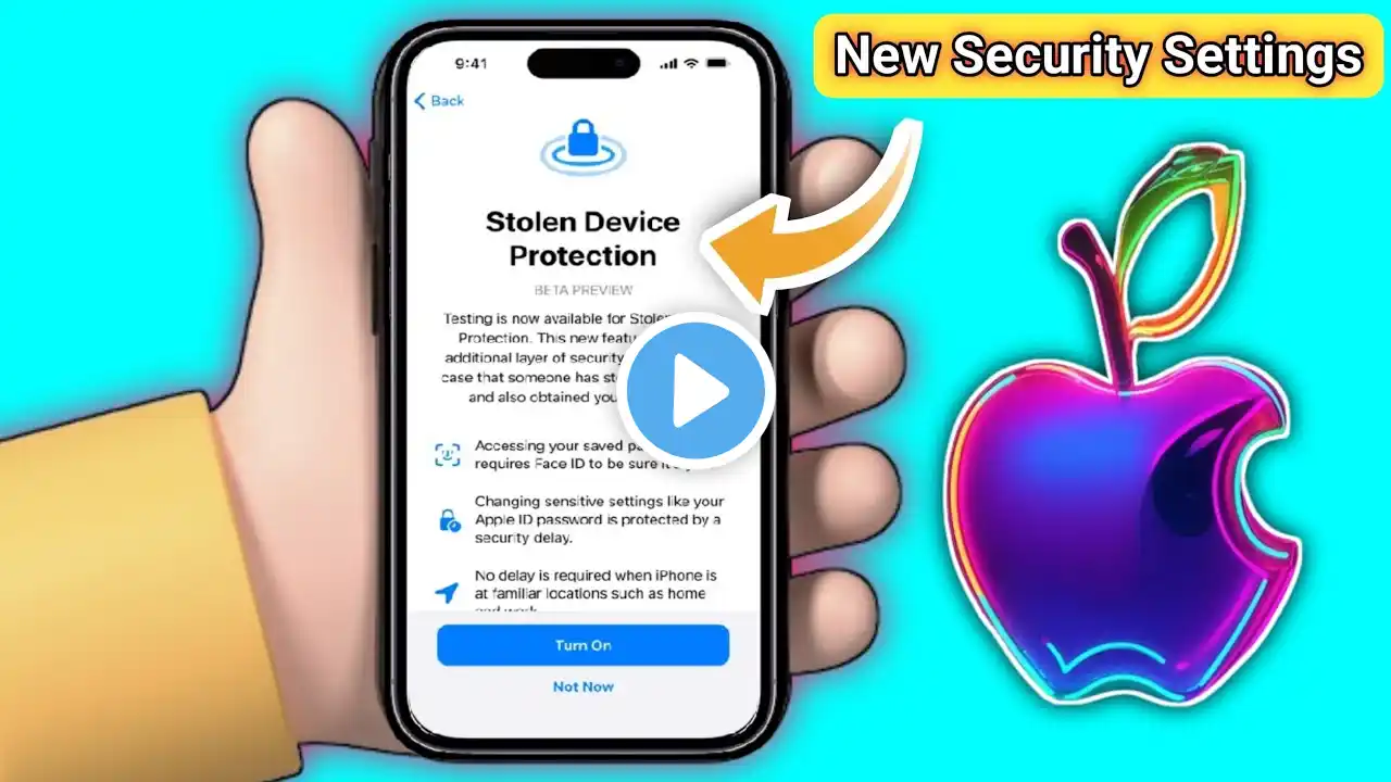 Stolen Device Protection Kaise Use Kare - iOS 17.3 - Hindi 2024