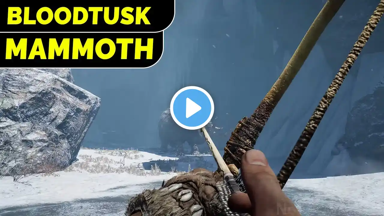 FAR CRY PRIMAL Bloodtusk Mammoth Hunt | [2K60fps ULTRA SETTINGS]