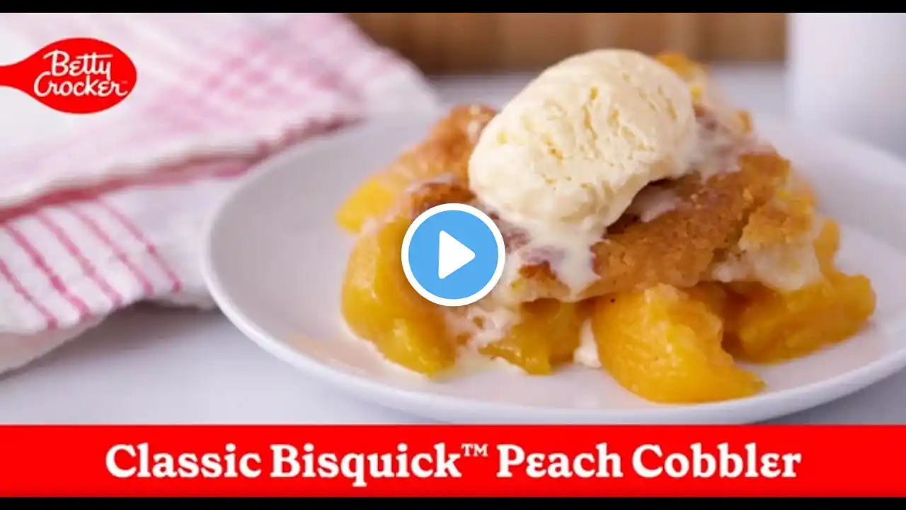 Classic Bisquick™ Peach Cobbler | Betty Crocker