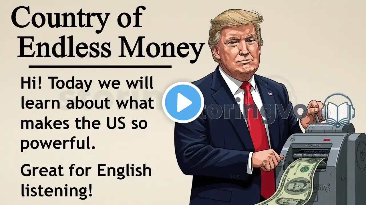 US: Country With Endless Money and Power || 💸 Learn English Through Story Level 3 || Graded Reader🎧