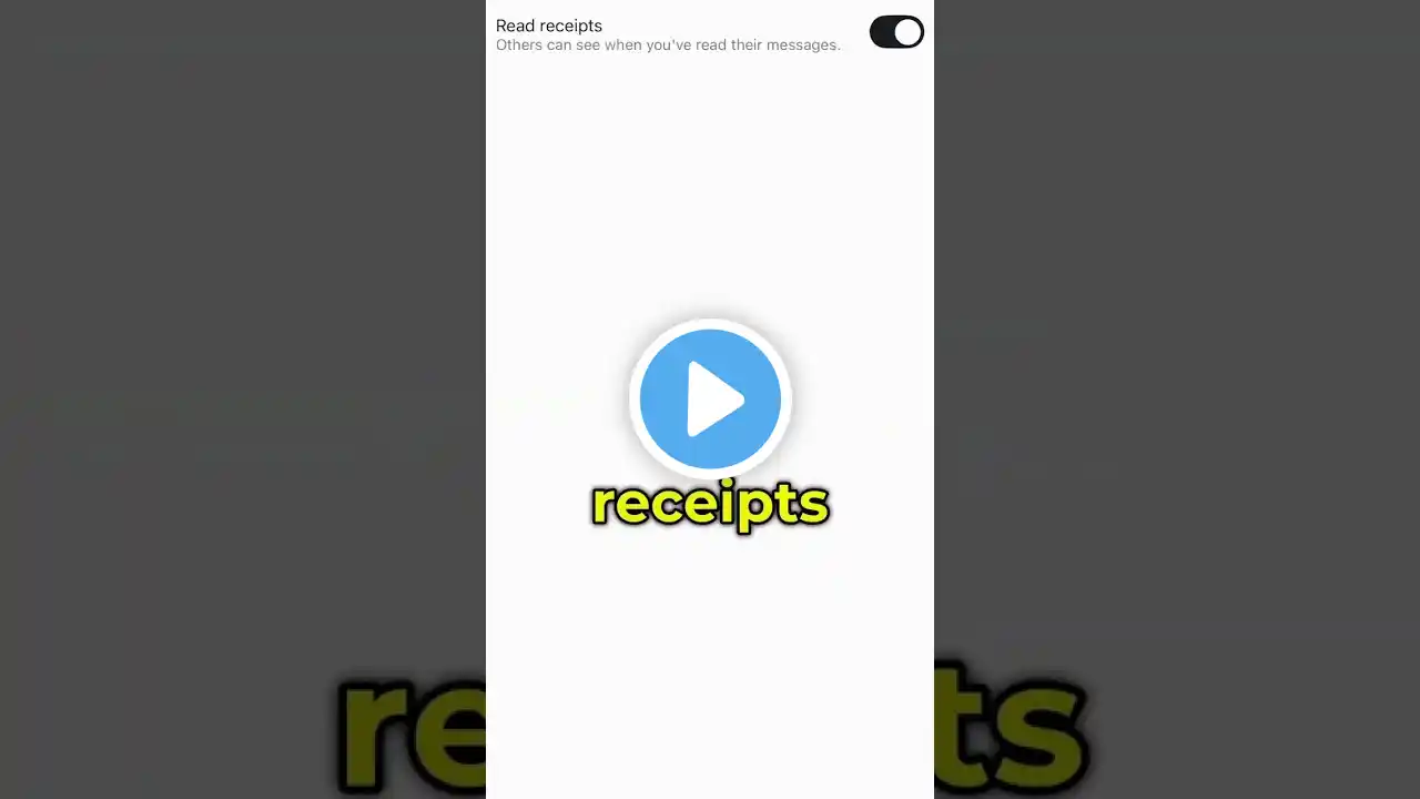 How to Turn off Read Receipts on Instagram