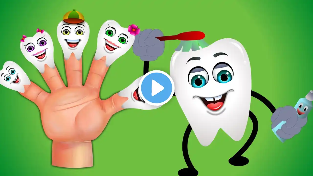 Teeth Finger Family Song And Many More - Nursery Rhymes Collection - JamJammies Kids Songs
