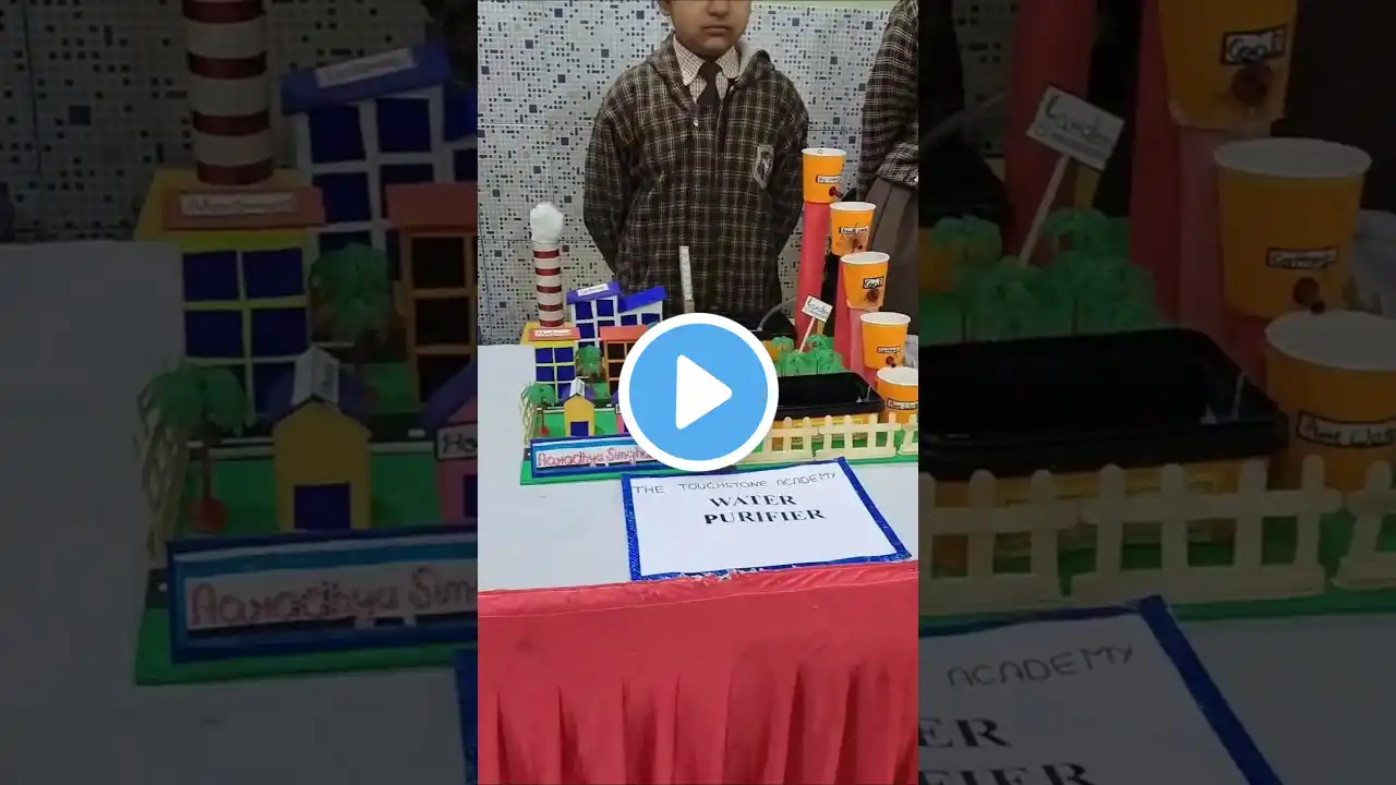 Science exhibition working model idea #scienceproject #sciencemodel #savewatersaveearth #viralshorts