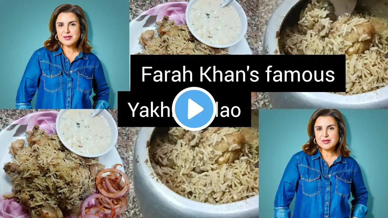 Farah Khan's 's famous Yakhni Pulao||Farah 's Khan yakhni Pulao Inspired Recipe||Wow its Amazing||