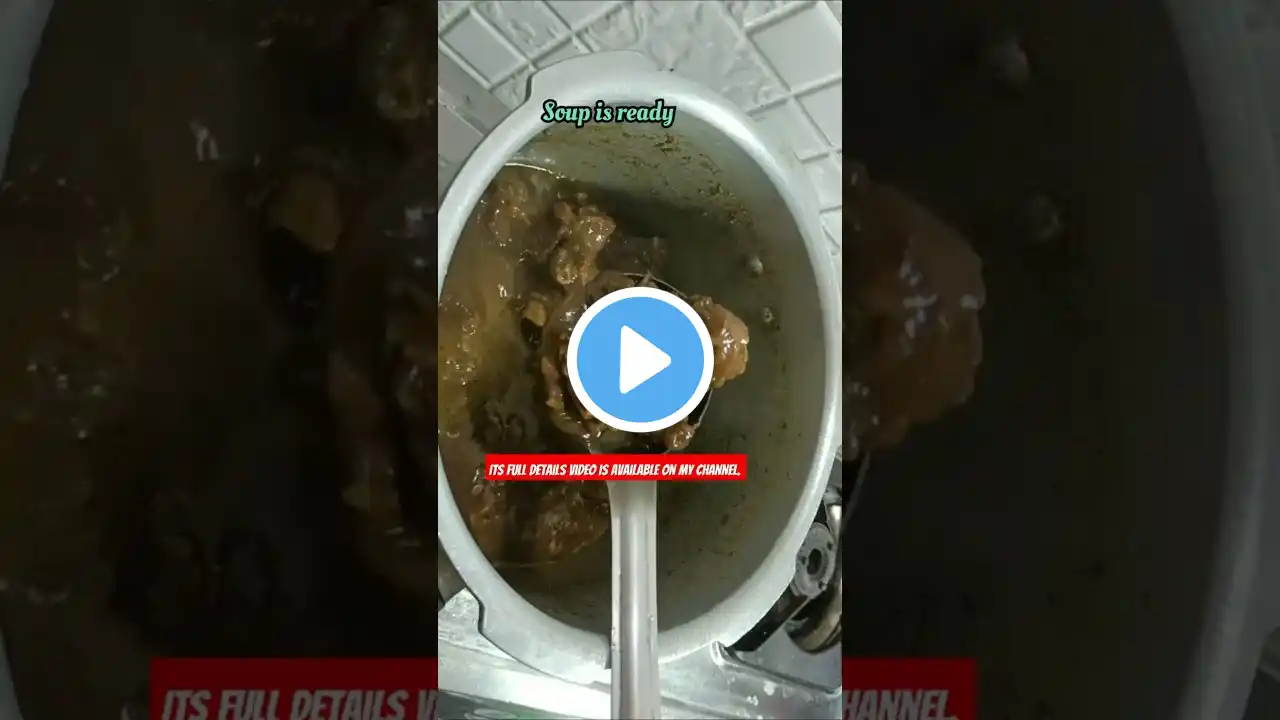 Mutton leg Soup|Paya Soup #shorts #treanding