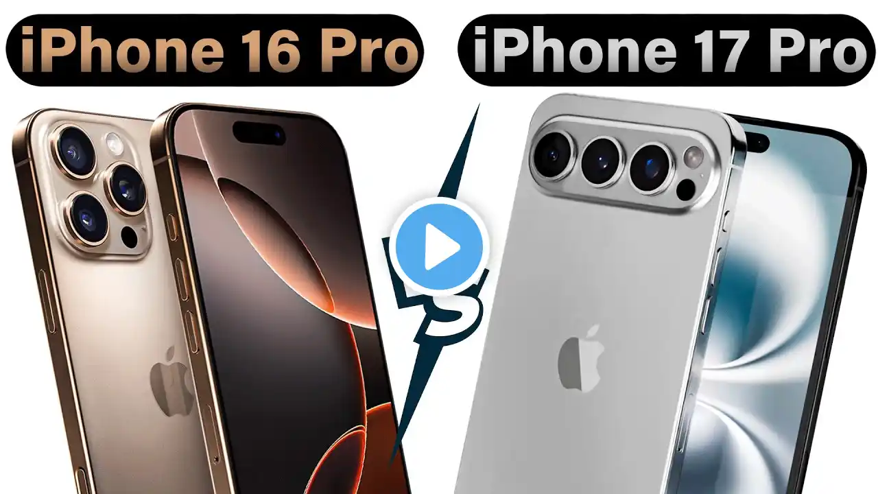 iPhone 16 Pro vs 17 Pro LEAKS - 8 MAJOR UPGRADES!