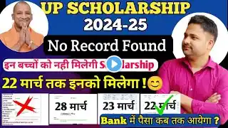 आखिर कब तक आएगी Scholarship | today UP Scholarship update| pfms payment status problem #9sa #nsw