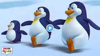 Penguin attention | Baby shark nursery rhymes for kids