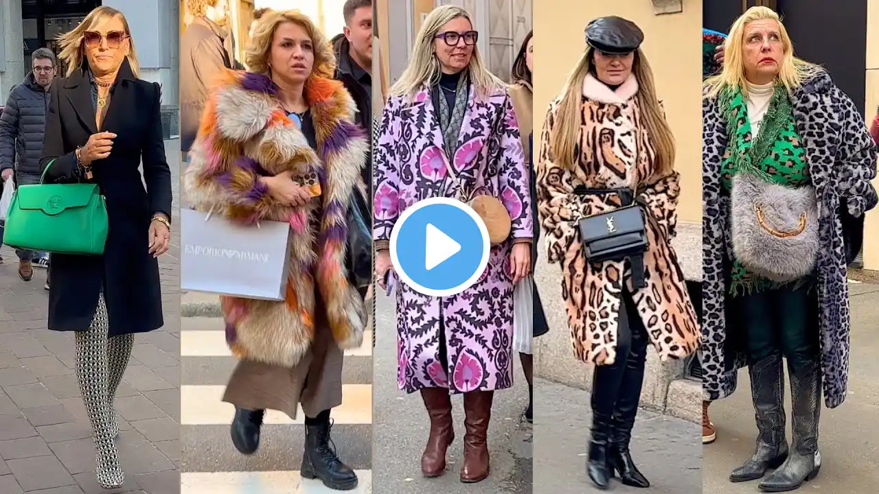 Milan Street Style Look | Colorful & Patterned Coats on the Trendiest Street in Europe