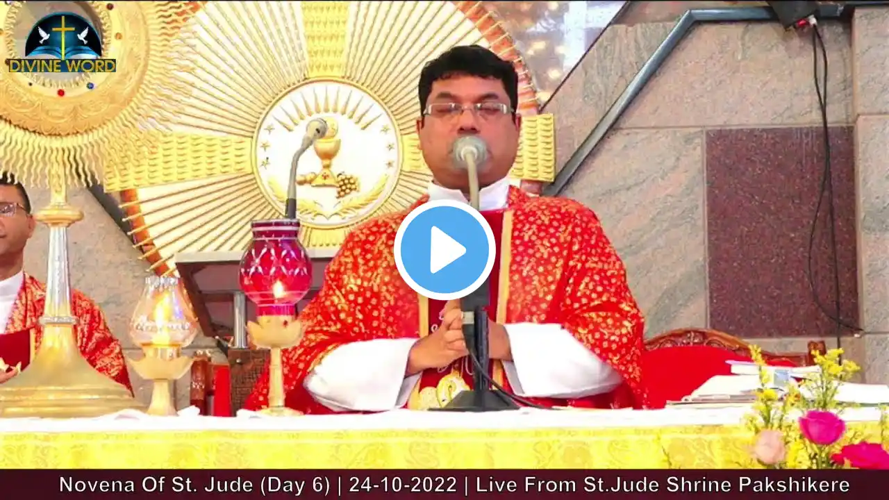 Novena of St. Jude | Day 6 | 24-10-2022 | St. Jude Shrine, Pakshikere