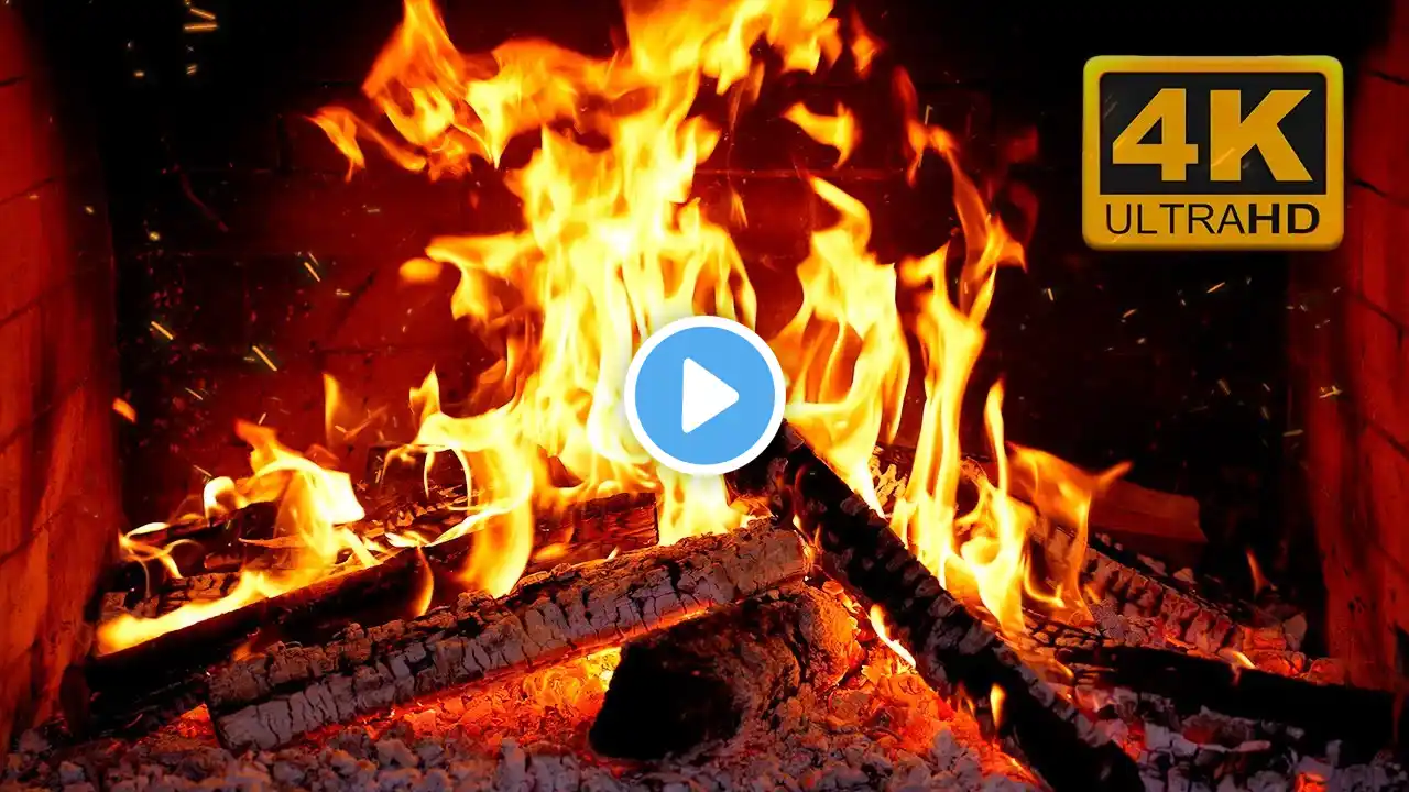 UHD Fireplace Bliss: Crackling Fire Sounds for Ultimate Comfort and Relaxation