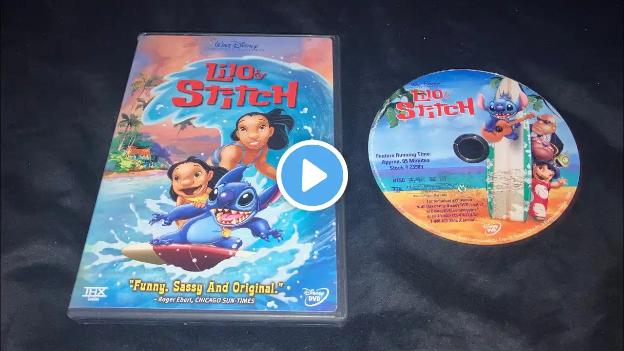 Opening to Lilo & Stitch 2002 DVD