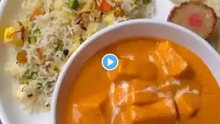 Paneer Butter Masala | Butter Paneer | Vegetable Pulao Restaurant Style #shorts #youtubeshorts