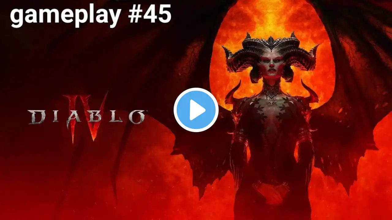 DIABLO 4  PS5 GAMEPLAY 4K60FPS | BARBAR GAMEPLAY EP 45| GAMEPLAY PLAYSTATION 5 | 2023| no commentary