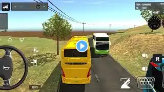 Euro Bus Driving Game Public Transportation 2024 Indonesia Bus Simulator Android Gameplay #10