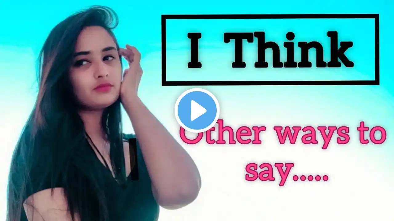 🔴 I Think....Alternative words | English vocabulary words #ytshort