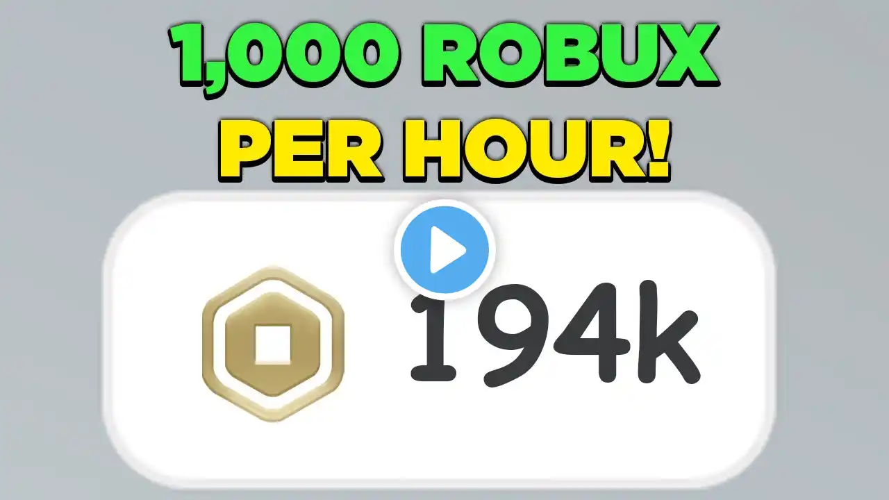 🤩OMG THIS WORKED! Roblox How To Get Free Robux 2022 *1,000+ ROBUX IN MINUTES*