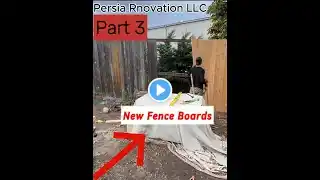 Backyard makeover with new fence Part (3) #diy   #beforeandafterhome #homeimprovement  #fencing