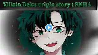 Villain Deku AU - Origins (My Hero Academia Comic Dub) | BNHA animatic - ENGLISH dub