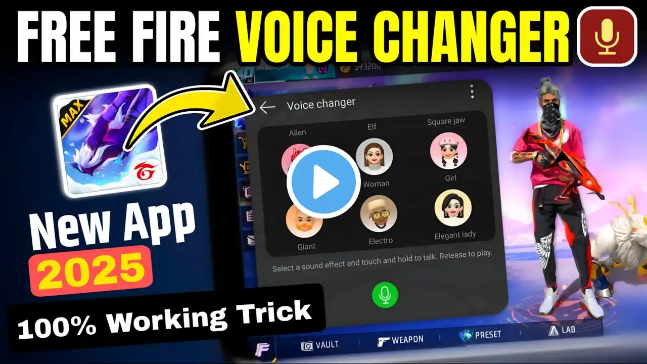 Free fire voice changer app 2025 | How To Change Voice In Free Fire | Voice Changer App For FreeFire