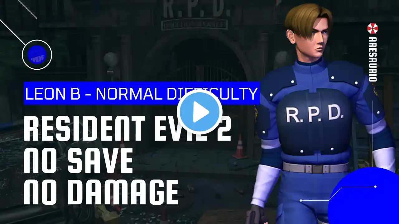 Resident Evil 2 (GCN) | Leon B - No Damage | No Save | Normal Difficulty | A Rank