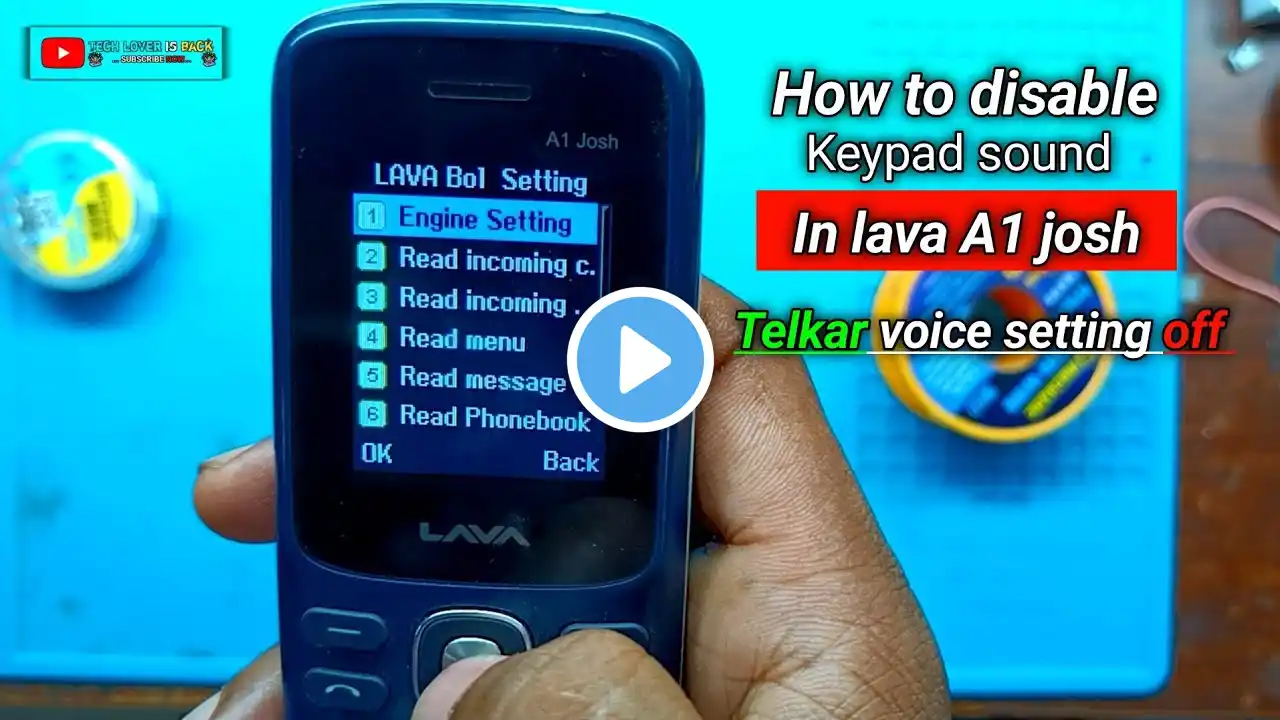 keypad Lava A1 model ka voice command off || How To Turn off Lava a1 josh voice command Setting