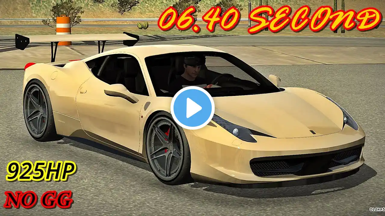 CAR PARKING MULTIPLAYER FERRARI 458 925HP BEST GEARBOX SETTING