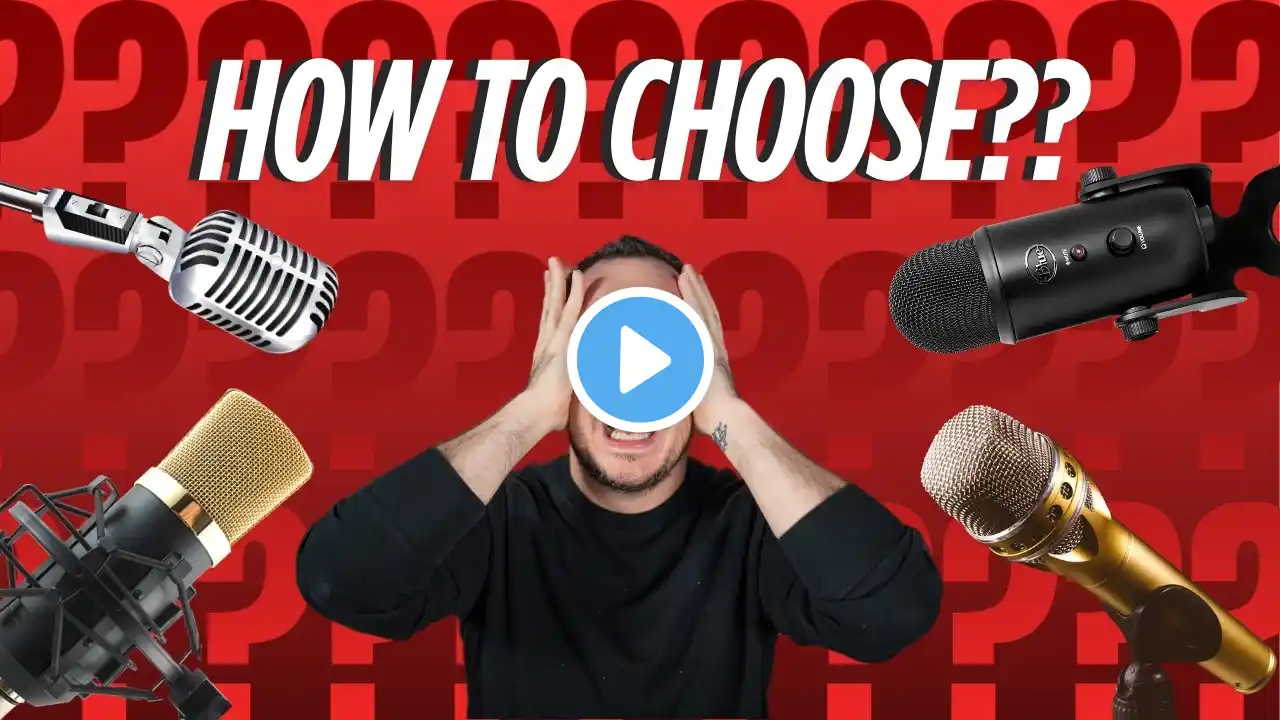 This is How I Choose the Right Podcast Microphone (Audio + Video)