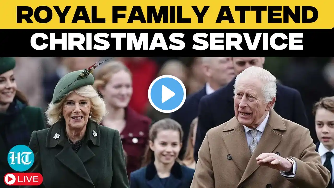 Christmas 2024 LIVE: Royal Family Attends Church On Christmas Day In Sandringham | UK Royal Family