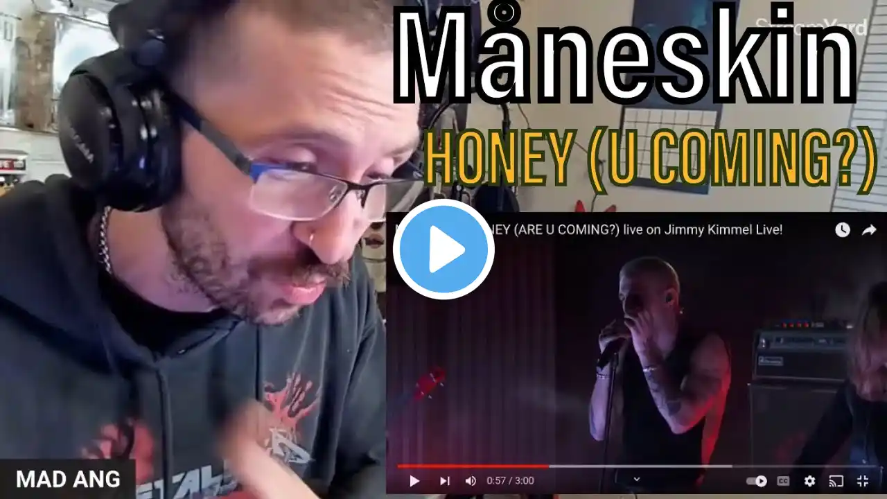 METALHEAD REACTS| Måneskin – HONEY (ARE U COMING?) live on Jimmy Kimmel Live!