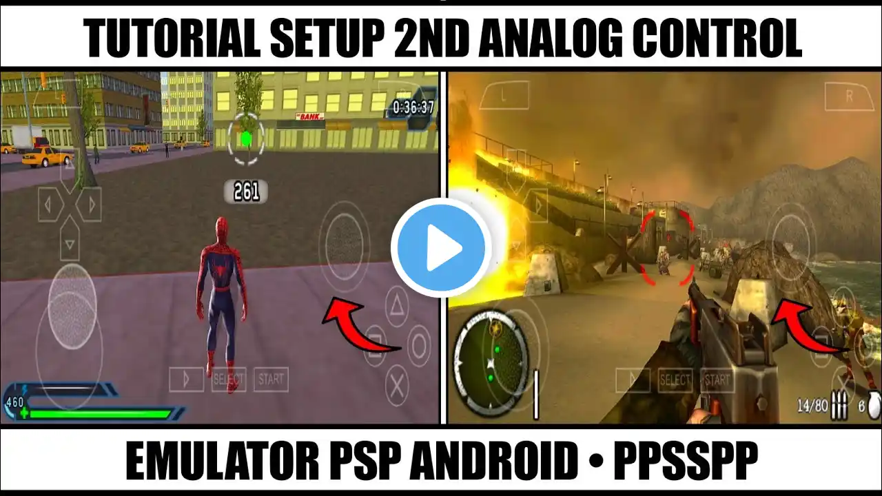 Tutorial Dual Analog Stick PPSSPP | Emulator PSP Android