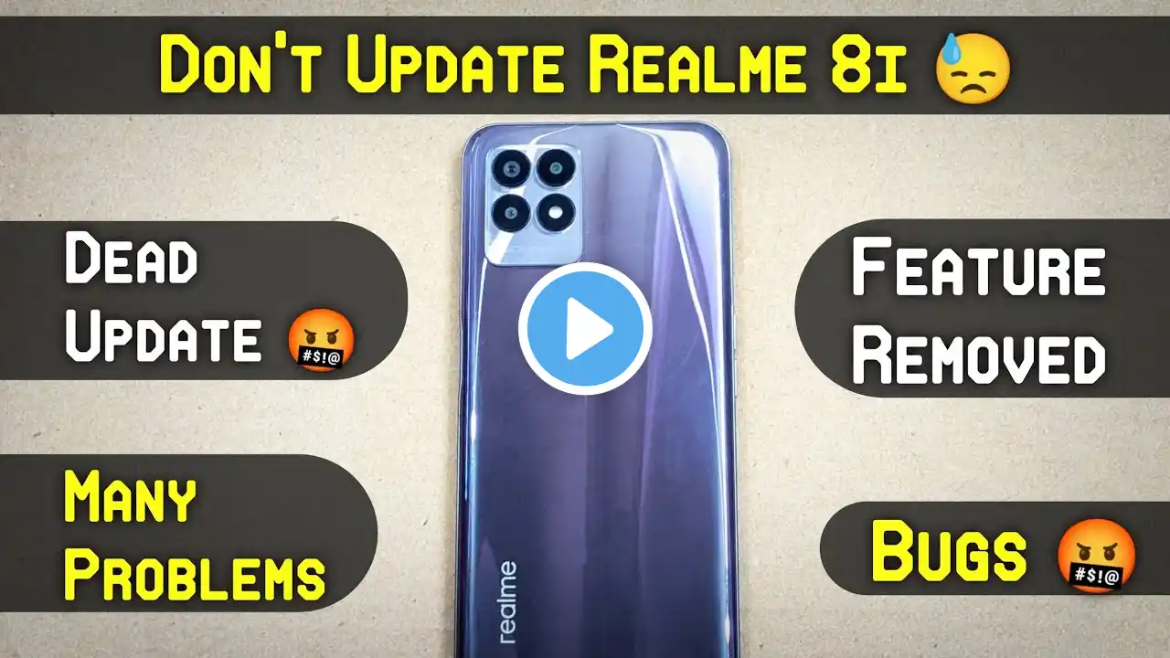 Don't Update Realme 8i | Realme 8i F.13 New Latest Update | Realme 8i Realme Ui 4.0 Update Review