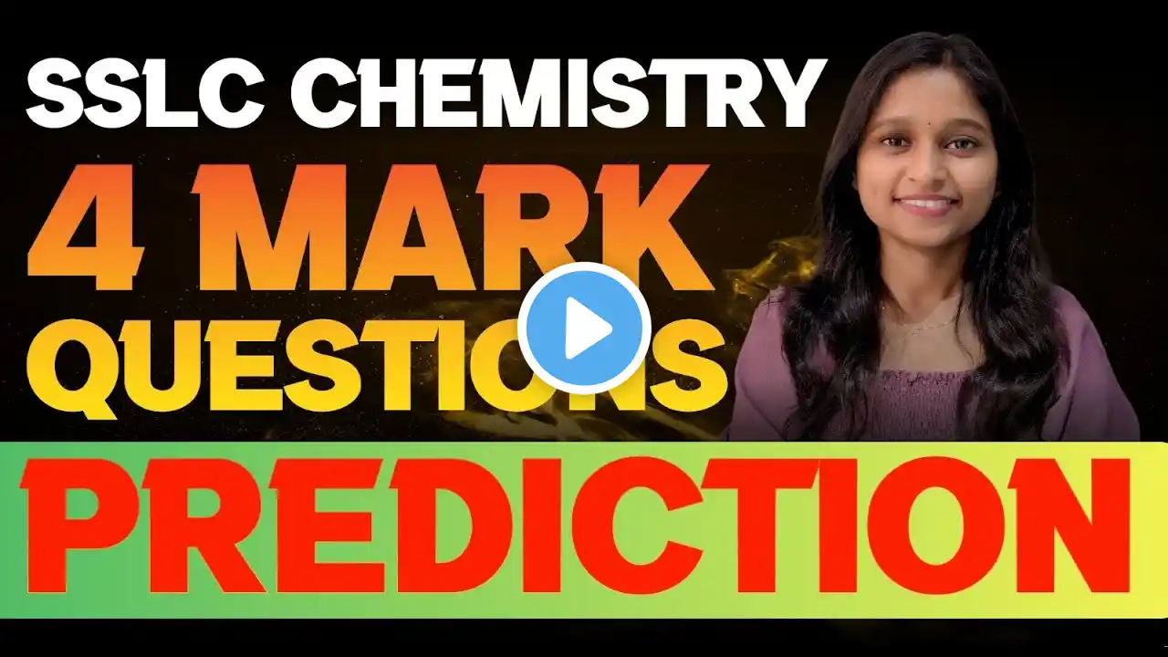 SSLC Chemistry | 4 Mark Prediction | Variable Oxidation State | Exam Winner