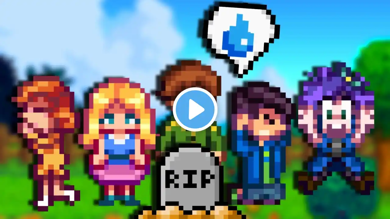 They REACT To The Player’s DEATH In Stardew Valley?