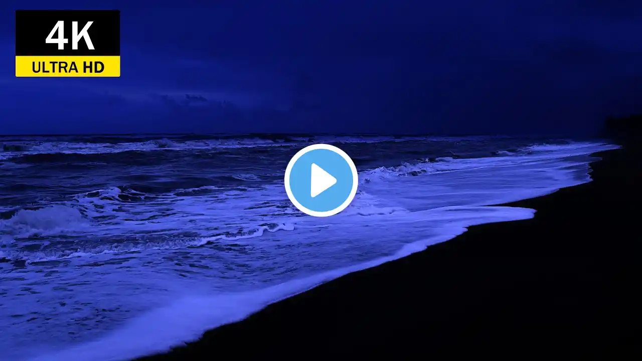 Ocean Waves For Deep Sleeping 10 Hours - Relax and Sleep Better with Wave Sounds