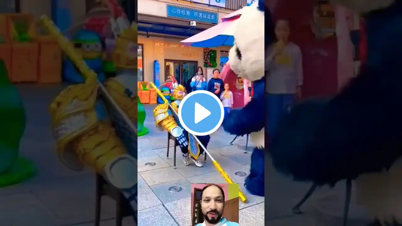 Cute panda and monkey god 😆😍 #trending #funny #youtubeshorts #shorts #viralvideo #shortvideo #comedy
