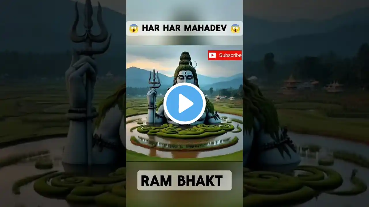 हर हर महादेव 🚩🚩#shorts #mahadev #youtubeshorts #shortsfeed #bholenath #mahakal #song #viral 😱😱😱