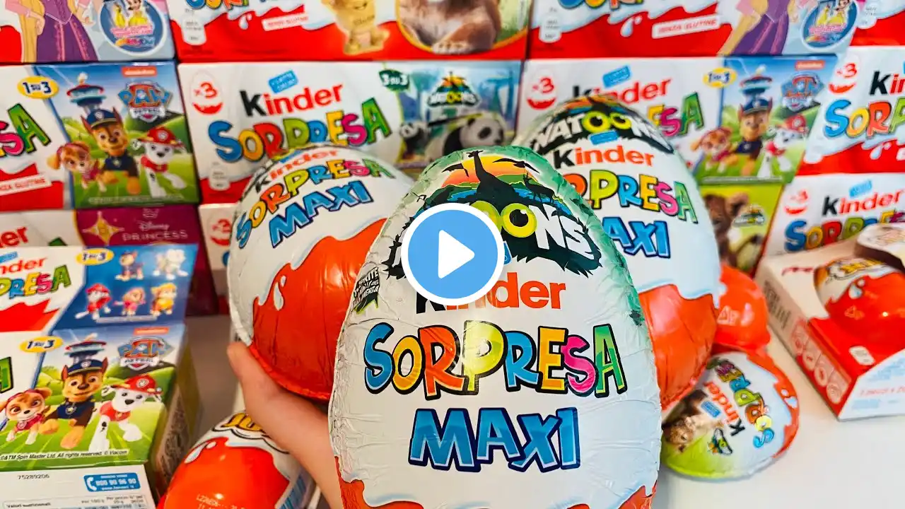 Natoons Maxi Kinder Surprise ASMR Unboxing