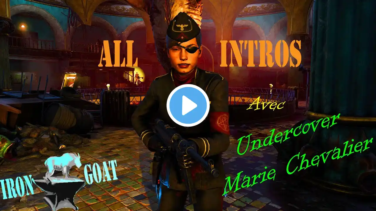 Zombie Army 4: Dead War - All Intro Cutscenes - "Undercover" Marie Chevalier