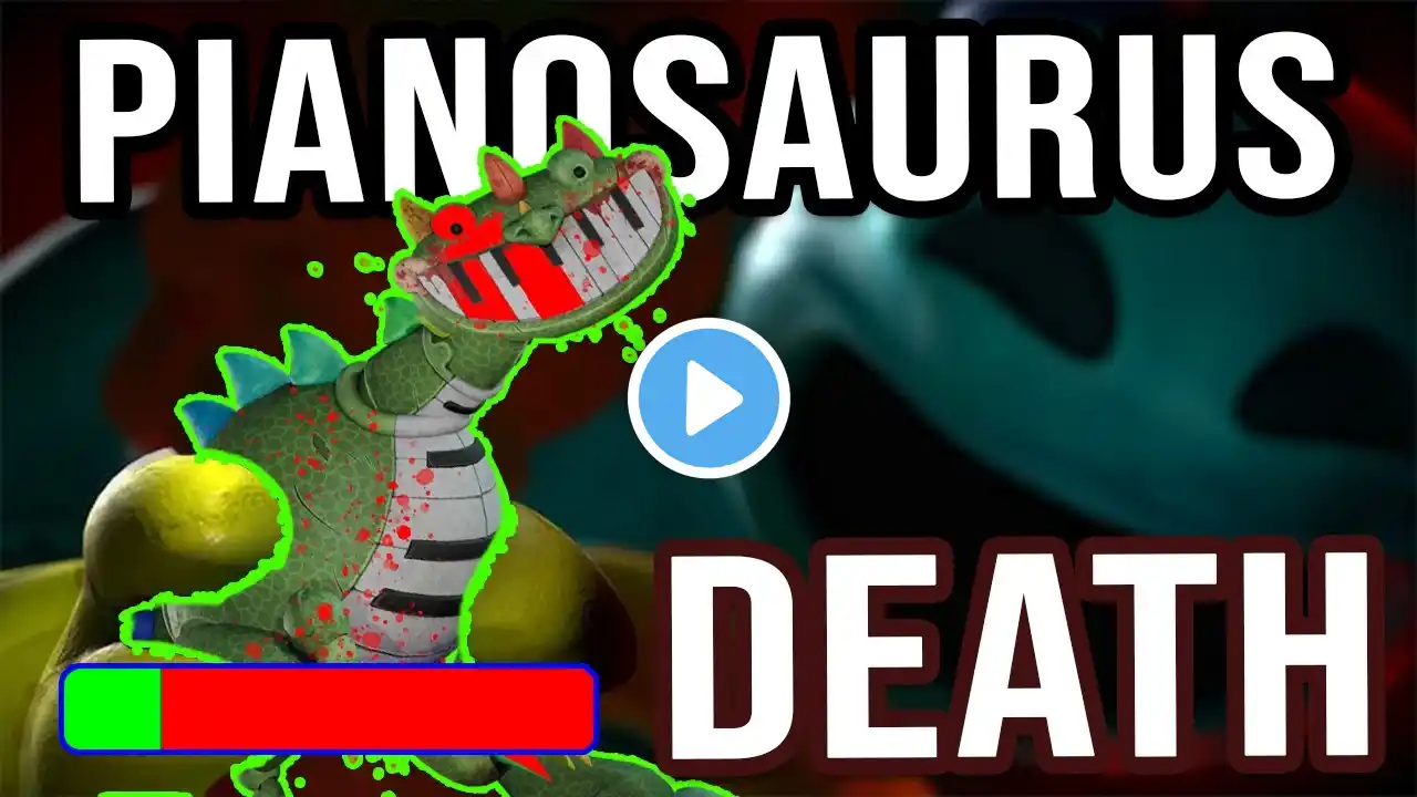 Poppy Playtime Chapter 4 - Pianosaurus Boss Death Scene With HEALTHBAR #pianosaurus #poppyplaytime